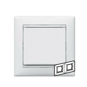 774452 LEGRAND Valena Рамка белая 2-ая горизонтальная