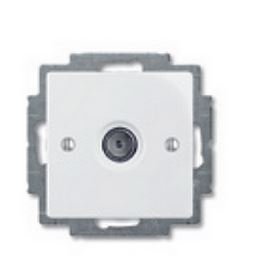 1743-01-94 BJB Basic 55 Розетка белая TV оконечная