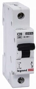 Автоматический выключатель 1п 32A (C) 6000 Legrand TX3 