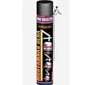 Пена полиуретановая монтажная "BAU MASTER FOAM" (750 мл)