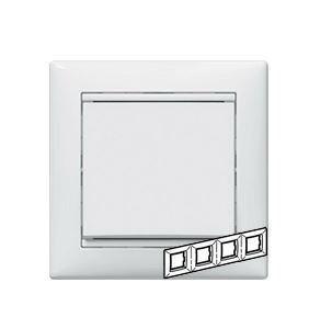 774454 LEGRAND Valena Рамка белая 4-ая горизонтальная 