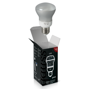 Энергосберегающая лампа Gauss R63 11W E27 4200K