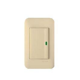 6751 12  ANAM Selix Переключатель кремовый 1-клавишный с подсветкой