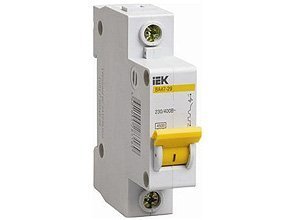 Автомат IEK 1п 50А ВА 47-29
