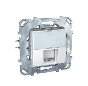 MGU5.421.18ZD  Unica Бел Розетка 1-ая Компьютерная RJ45