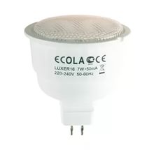 Лампа энергосберегающая Ecola Luxer MR16 5W 220V GU5.3 2700K