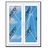 Готовое окно ПВХ REHAU 1000*1160 двухстворчатое двухкамерное