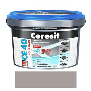 Затирка Ceresit СЕ 40 Aquastatic серая (1 кг)