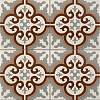 Керамогранит Etili Seramik Manisa Red Pre-cut 45x45