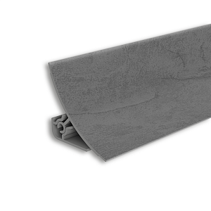 Плинтус IDEAL для столешницы ПВХ глянцевый 25x25x3000мм ПС 547 лофт светло-серый