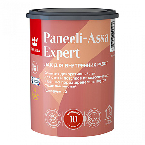 Лак Tikkurila Paneeli Assa Expert 10 Панели Ясся Эксперт EP для дерева матовый 0,9л