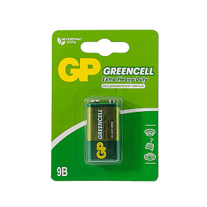 Элемент питания GP GreenCell батарейка 1604GLF-2CR1 типоразмер Крона