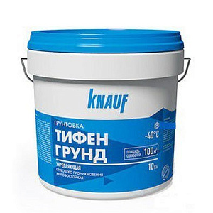 Грунтовка укрепляющая глубокого проникновения КНАУФ-Тифенгрунд , 10 л