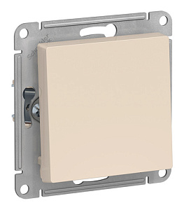 Выключатель Schneider Electric ATLASDESIGN 1-клавишный, скрытый монтаж, бежевый