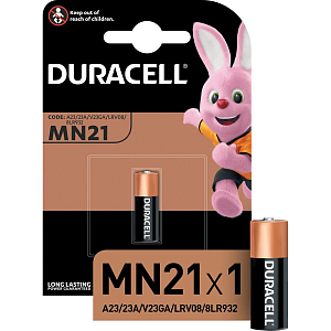 Элемент питания Duracell алкалиновый A23/MN 21 для пультов сигнализаций BP-1