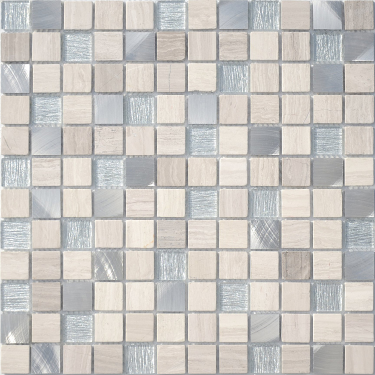 Мозаика Caramelle Mosaic Silk Way Silver Flax