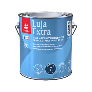  Краска Tikkurila Luja Extra 7 для стен и потолков матовая база А белая 2,7л