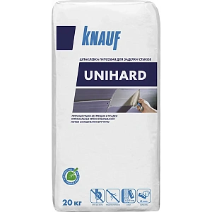 Шпаклевка Knauf Унихард гипсовая для заделки швов и стыков 20кг
