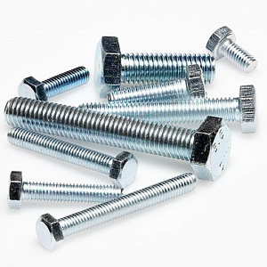Болт с шестигранной головкой (цинк) 12*30