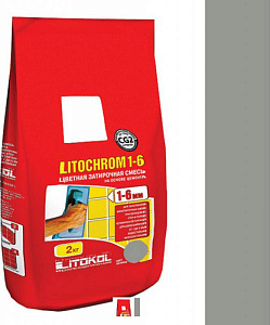 Затирка Litochrom C 30 жемчужно-серая 2 кг