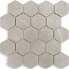 Мозаика Marble Porcelain Nuvola grigio POL гексагон