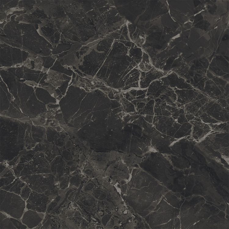 Керамогранит KERAMA MARAZZI Коррер чёрный лаппатированный обрезной SG459222R 50,2*50,2
