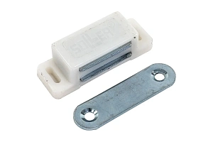 Магнит Локри мебельный малый белый ММ12