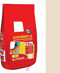 Затирка Litochrom C 50 жасмин/с-беж 2 кг