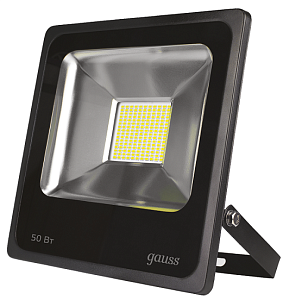 Прожектор GAUSS  светодиодный LED50W IP65 6500 K черный
