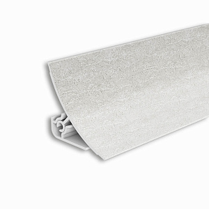 Плинтус IDEAL для столешницы ПВХ глянцевый 25x25x3000мм ПС 111 мрамор светло-серый