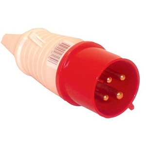 Электровилка кабельная 16А 3Р+Е+N 380В IP44