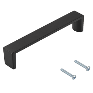 Ручка-скоба мебельная 3902-128-MB MATT BLACK 128 мм