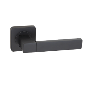 Ручка дверная VETTORE R06.081 MBP (Чёрный Матовый)