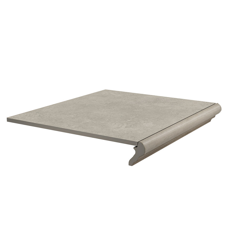 Ступень KERAMA MARAZZI Хадду фронтальная серый светлый матовый KM4040G0011NGTF 40,2*34