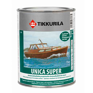 Лак Tikkurila Unica Super полуматовый