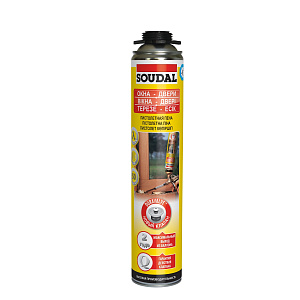Монтажная пена SOUDAL пистолетная 750мл
