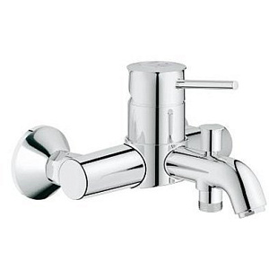 Смеситель для ванны Grohe BauClassic с переключателем