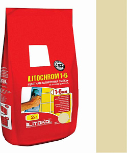 Затирка Litochrom C 480 ваниль 2 кг