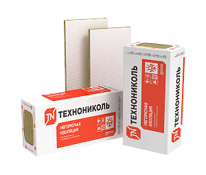 Плита ТЕХНОНИКОЛЬ минераловатная ТЕХНОРУФ В 1200х600х40мм (1упаковка =0,144куб.м)