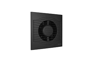 Вентилятор DICITI SLIM 4C осевой вытяжной с обратным клапаном D100 Matt black