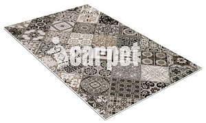 Коврик ICARPET PRINT вырезной антискользящий 40х60 плитка Тоскана мокко