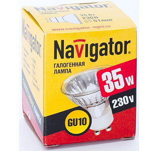 Лампа Navigator галогенная JCDRC 35W GU10 230V 2000h