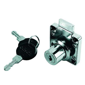 Замок EDSON для двух стеклянных дверей 258 L022 19/20 CHROME