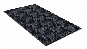 Коврик SHAHINTEX Фокус 50х100 серый