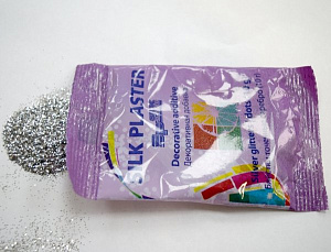 Блестки SILK PLASTER Точки серебро
