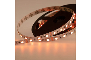 Лента светодиодная Lamper SMD 5050 60 силикон 12В 10 мм IP65 5м свет RGB