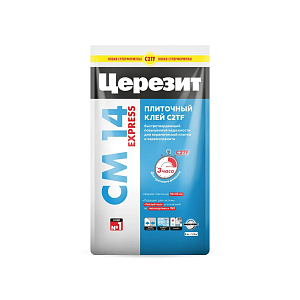 Клей Ceresit для плитки быстротвердеющий Express СМ14 5 кг