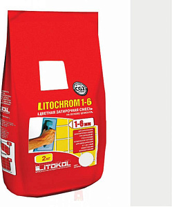 Затирка Litochrom C 00 белая 2 кг