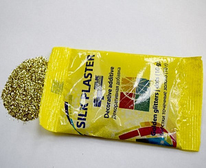 Блестки SILK PLASTER Точки золото мини