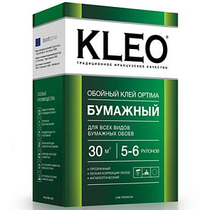 Клей обойный KLEO OPTIMA, 5-6 рулонов, 120 г
